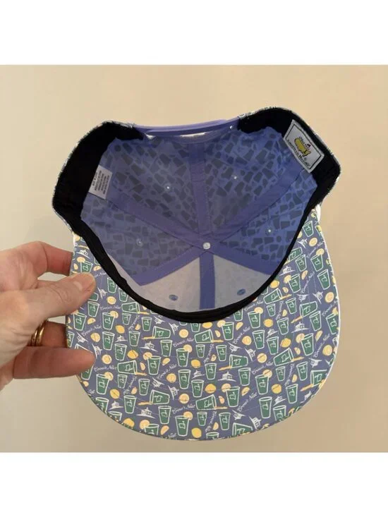 Masters Golf Hat Crows Nest Blue SnapBack In Hand - Picture 5 of 6